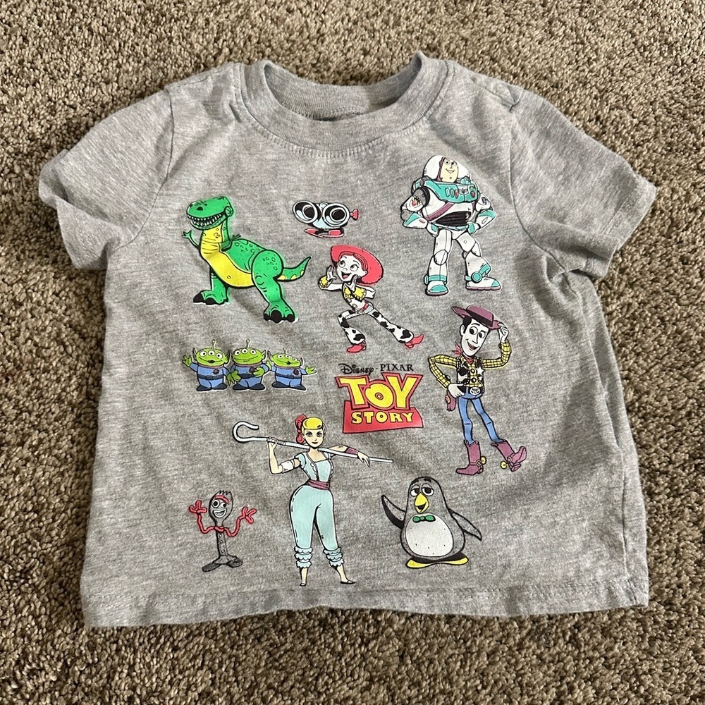Gray kids Toy Story Graphic T-Shirt